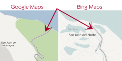 Nicaraguacostaricaboardermaps Nicaraguacostaricaboardermaps