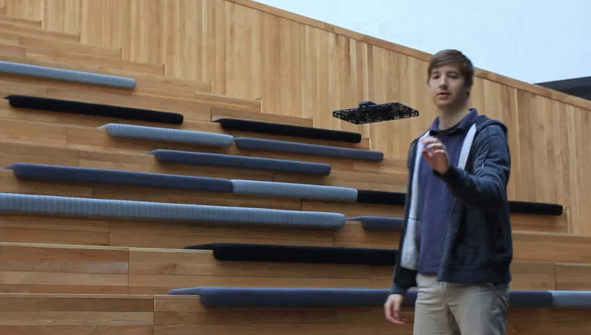 Pushing Hover Camera