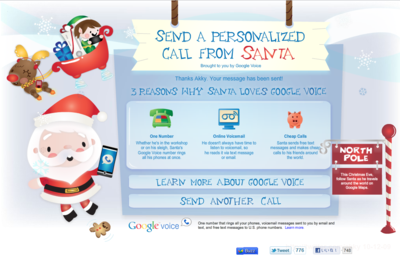 サンタがあなたの子供に電話をかけてくれるグーグルの新サービスsendacallfromsanta 秋元 サイボウズラボ プログラマー ブログ